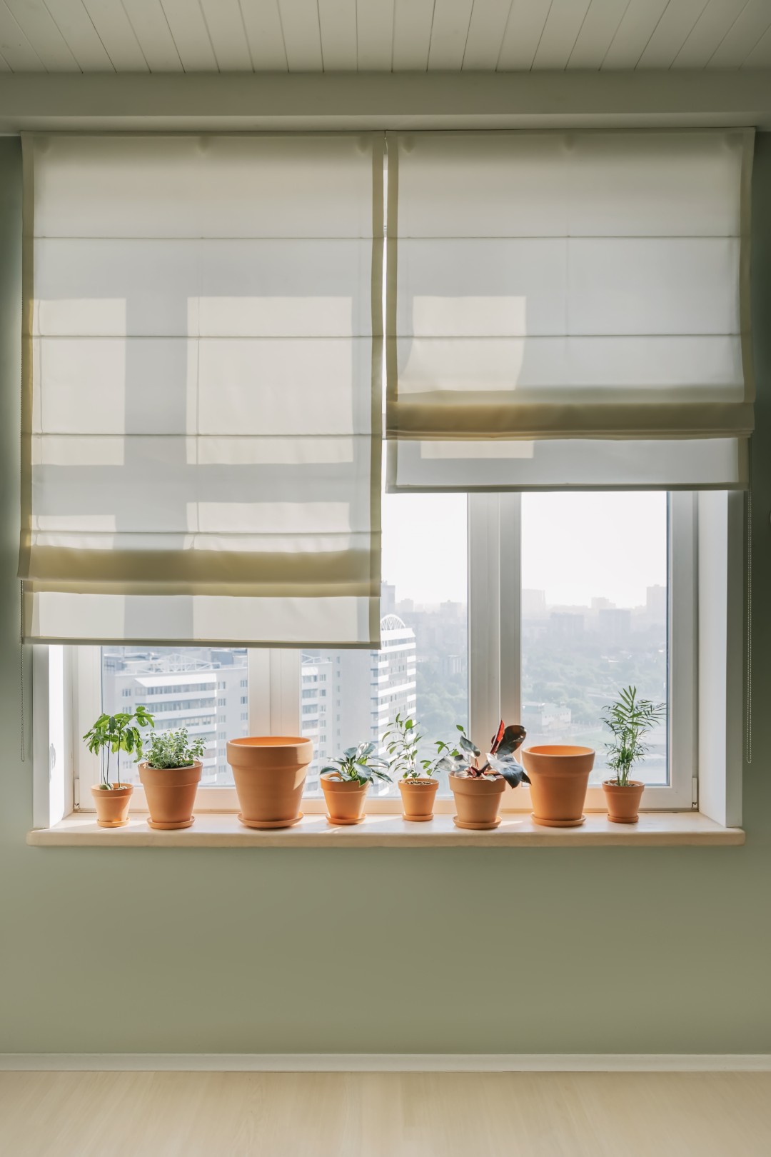 Soft Roman Shades